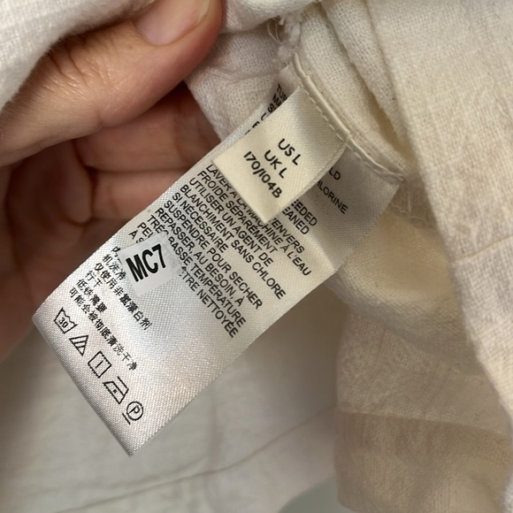 Free People Iggie Embroidered Blouse Size Large NWOT - Picture 8 of 8